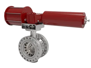 pneumatic butterfly valve