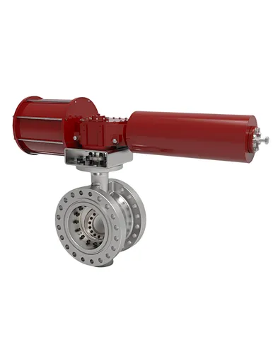 pneumatic butterfly valve